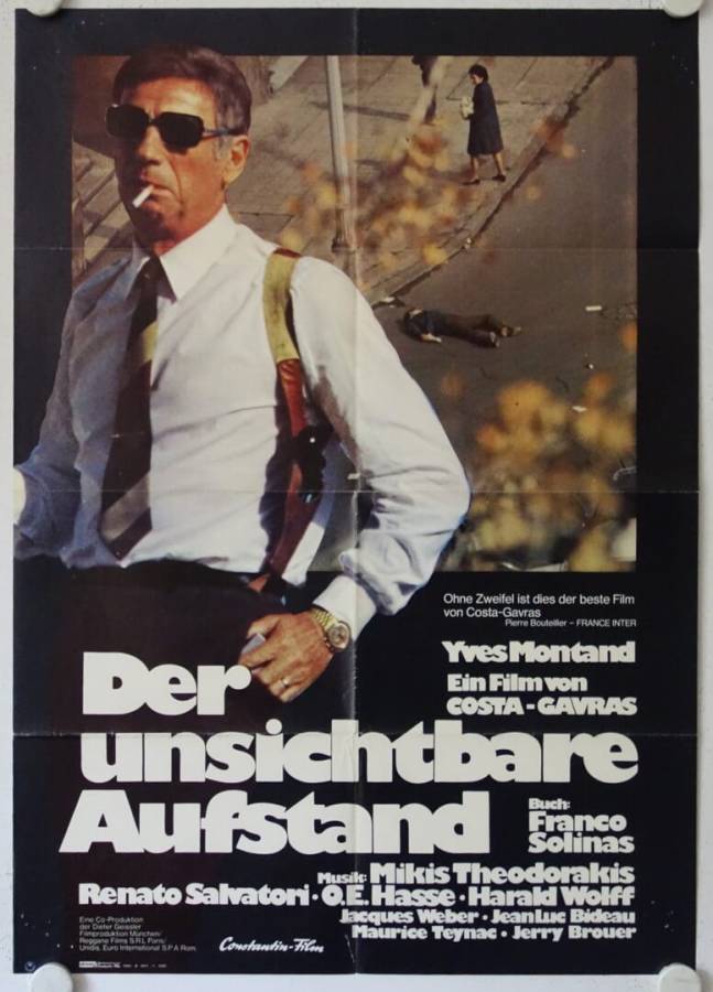 Der unsichtbare Aufstand originales deutsches Filmplakat